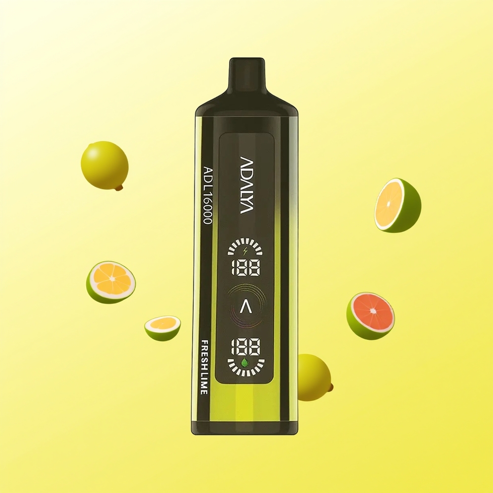 Adalya ADL 16000 PRO برو بخاخ شيشة نعناع طازج