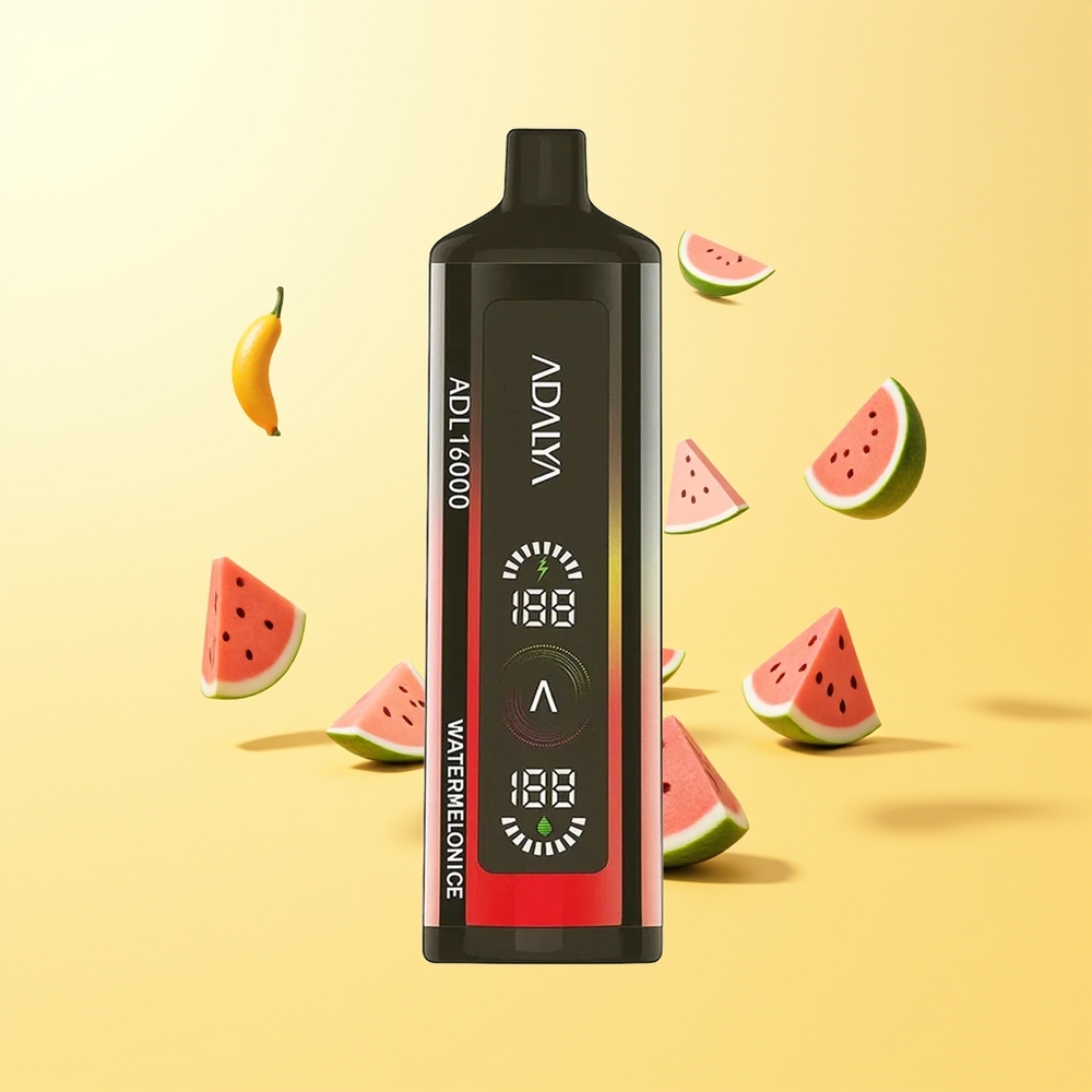 عدلية Adalya ADL 16000 PRO برو نفخات بخار قابل للتخلص منه بطيخ مثلج شاشة رقمية