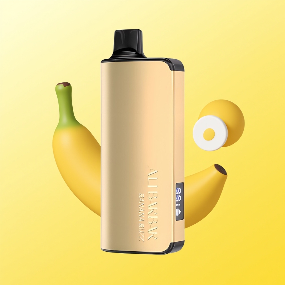 Alibarbar Ingot 9000 Puffs 2350mah موز بانانا بز