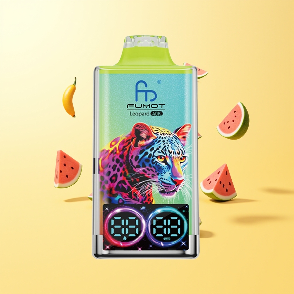 فوموت ليوبارد Fumot Leopard 40K بخار قابل للتخلص منه بطيخ مثلج شحن نوع سي