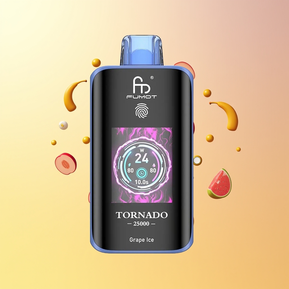 فوموت تورنادو Fumot Tornado 25000 نفخة شاشة عالية الدقة عنب جليدي