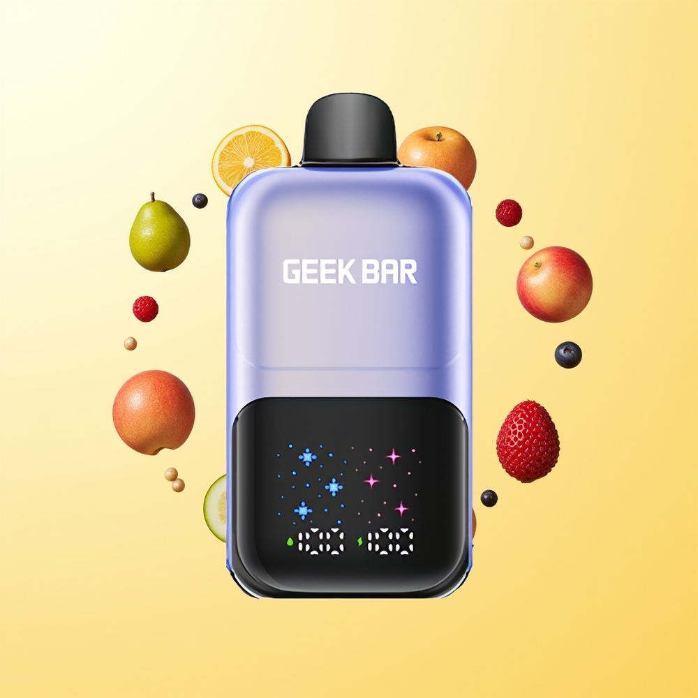 GEEK BAR 2GO 50000 فم توت متنوع مثلج شاشة كبيرة تفاعلية