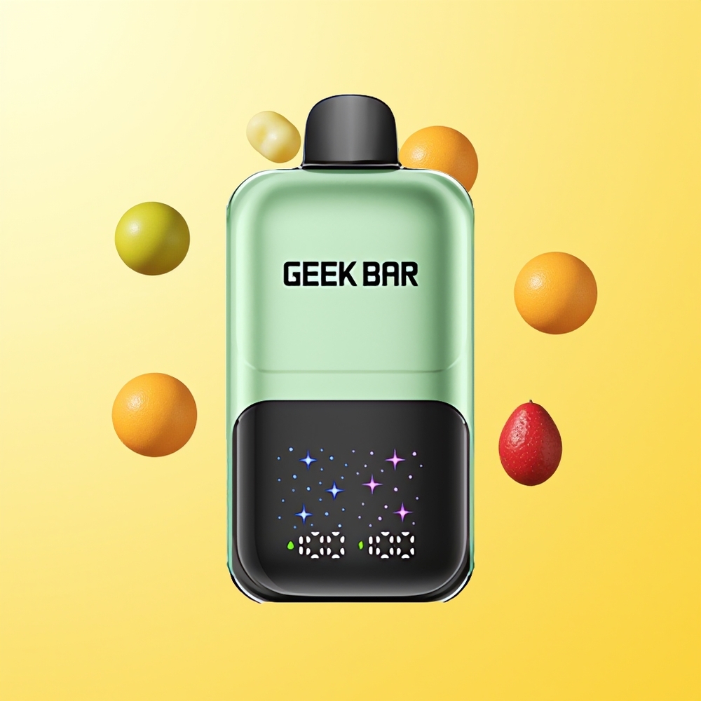 GEEK BAR 2GO 50000 نفخة حلوى حامضة وفواكه حامضة شاشة كبيرة تفاعلية
