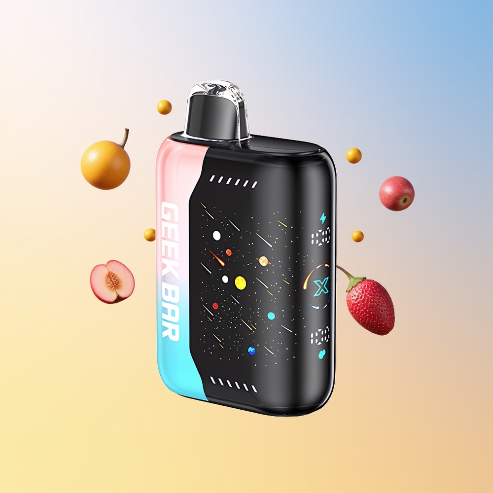 GEEK BAR Pulse X 42K Meteor Edition نفخة نيزك وردي وأزرق