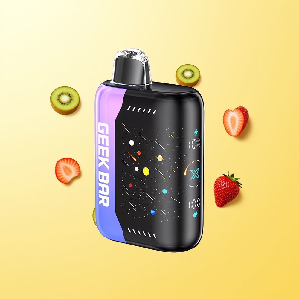 GEEK BAR Pulse X 42K Meteor Edition نفخة نيزك فراولة كيوي مثلج