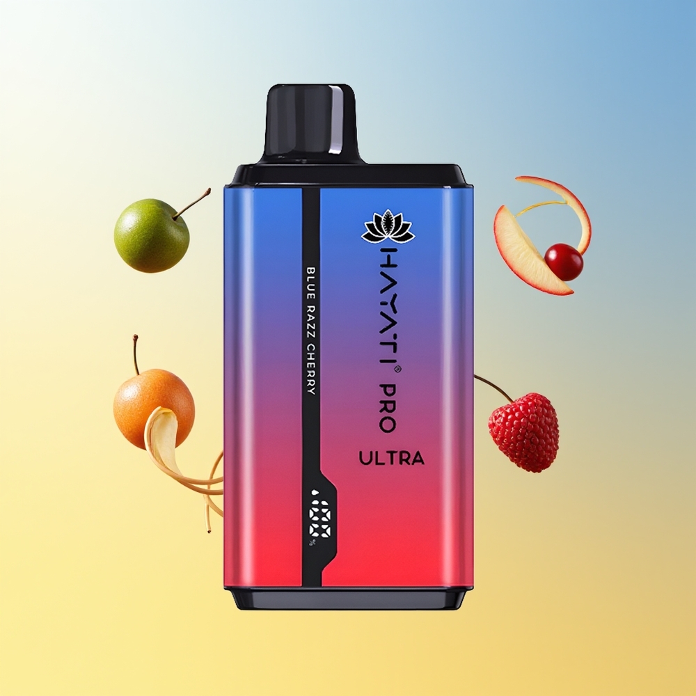 Hayati Pro Ultra 15000 أنفاس توت أزرق كرز