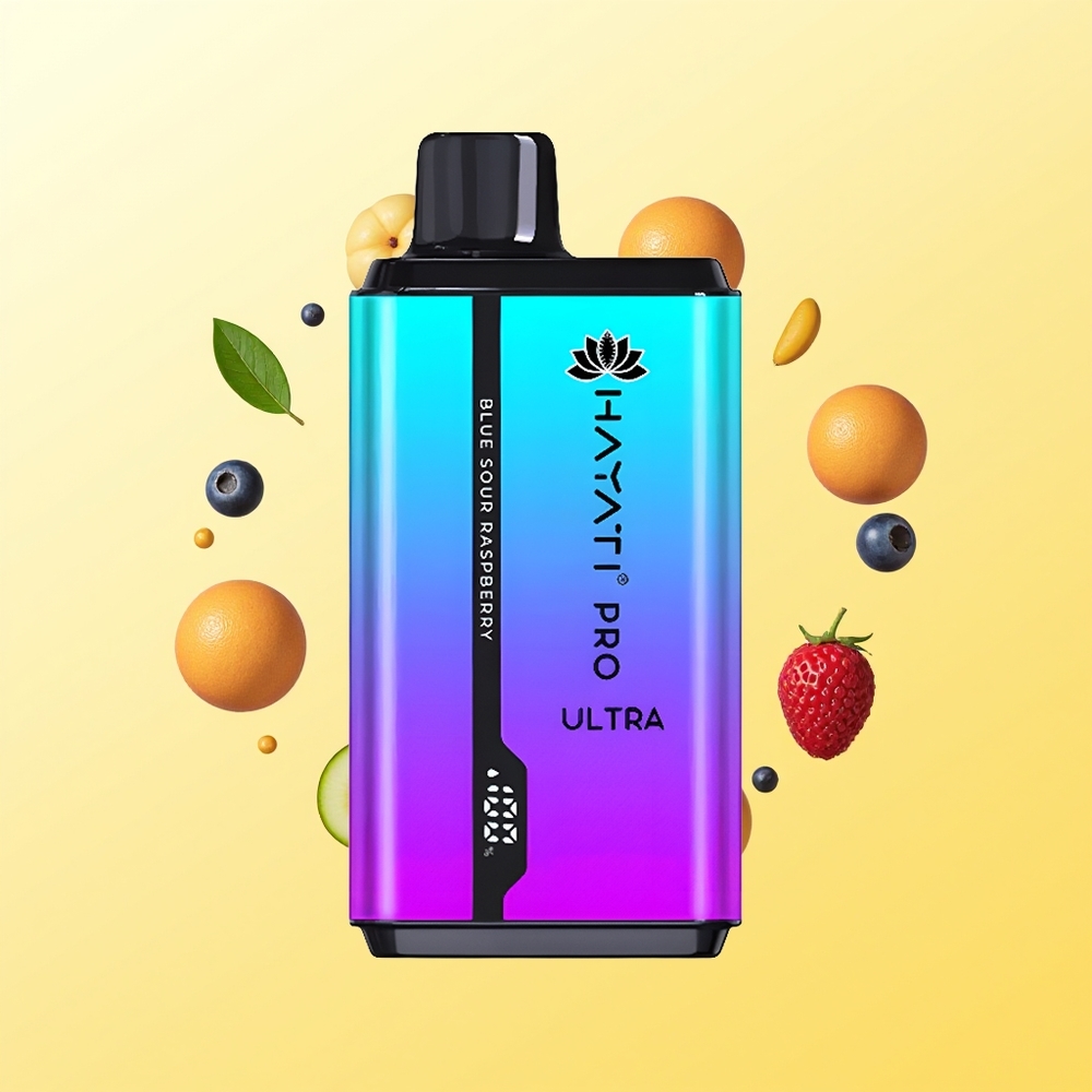 هاياتي برو ألترا Hayati Pro Ultra 15000 نَفَس توت أزرق فراولة منثول