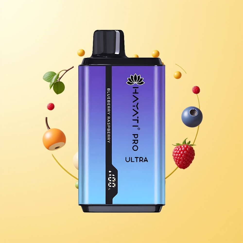 Hayati Pro Ultra 15000 أنفاس توت عُلّي وتوت أزرق