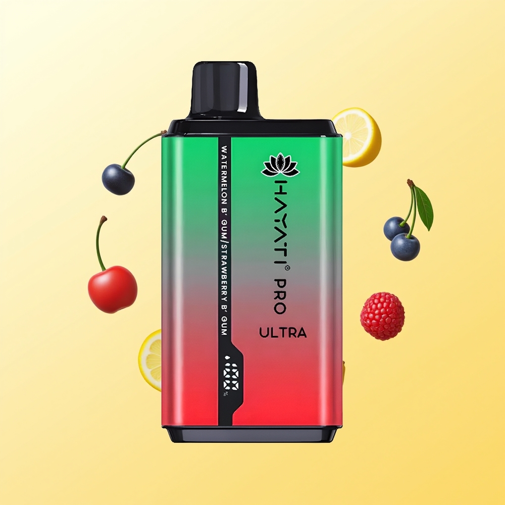 Hayati Pro Ultra 15000 أنفاس توت أزرق توت أحمر ليمون