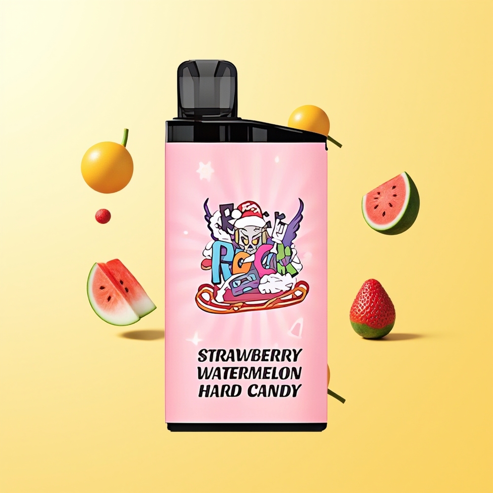 IGET Bar 3500 نفخة ستروبيري بطي حلوى صلبة