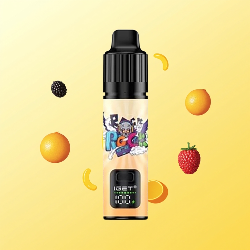 IGET BAR PLUS S3 POD 10000 نفخة توت بري أناناس برتقالي