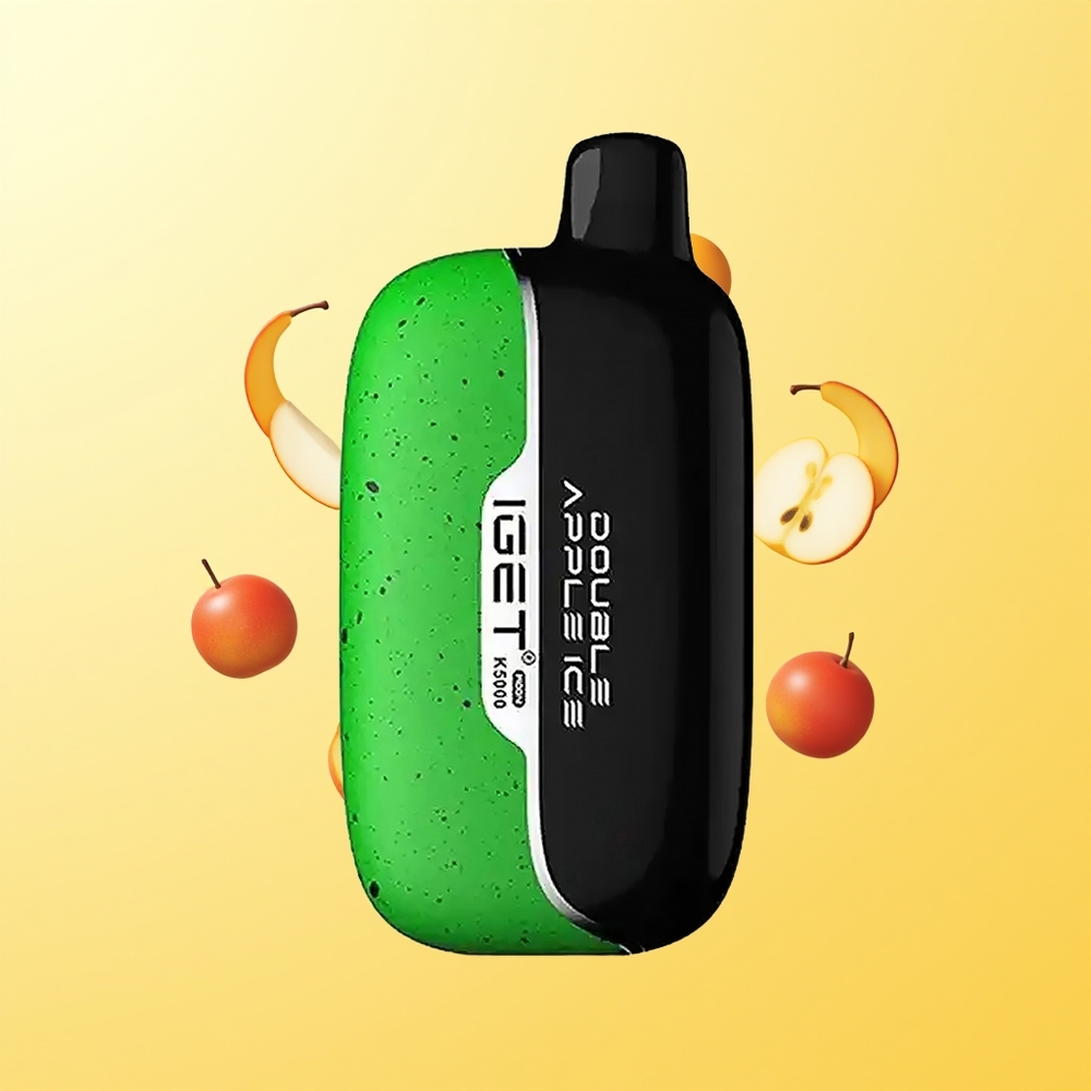 IGET Moon 5000 نفخة تفاحة مزدوجة مثلج