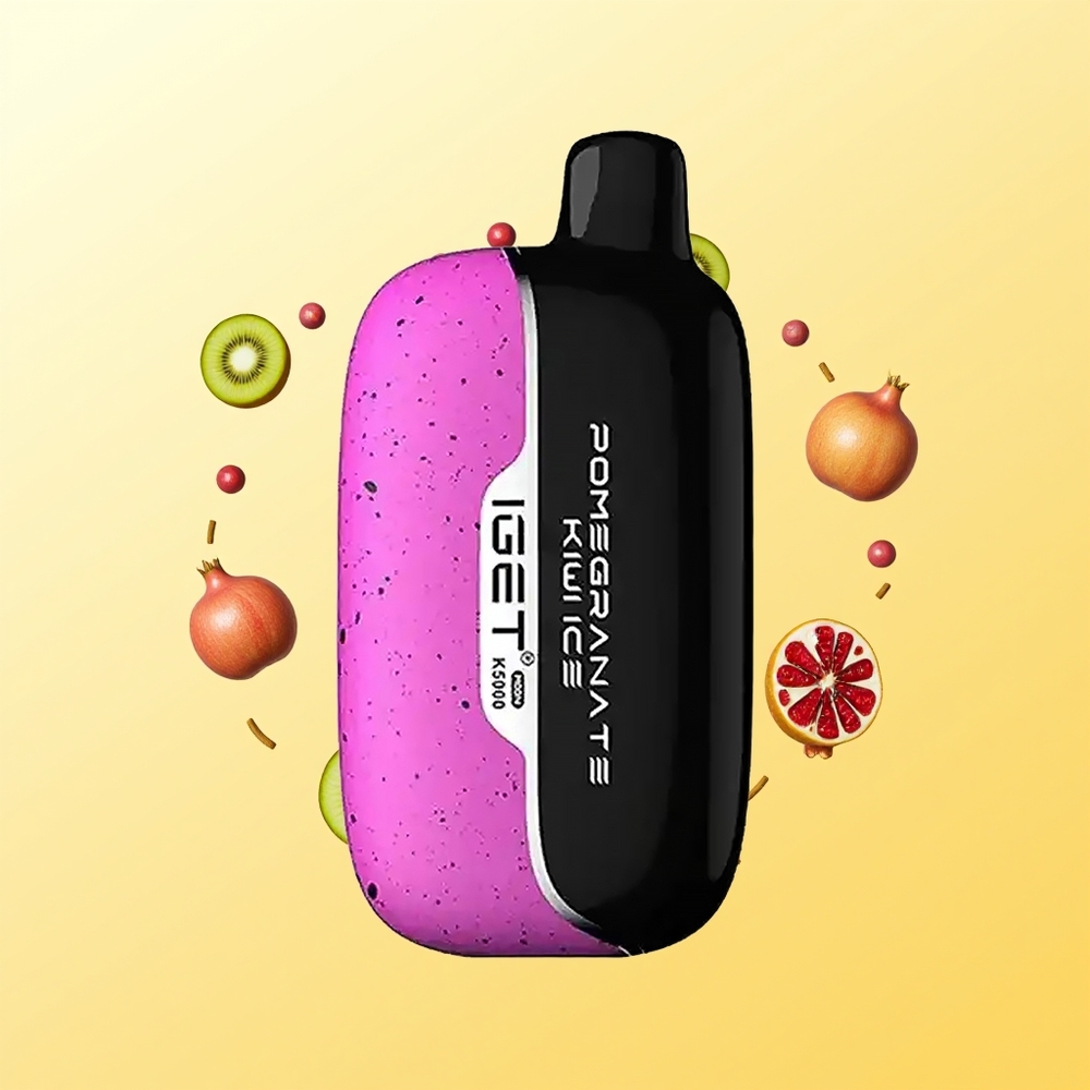 IGET Moon 5000 Pomegranate Kiwi Ice