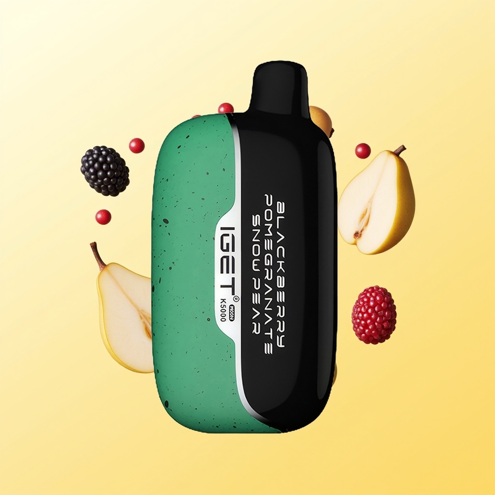 IGET Moon 5000 Puff توت أسود رمان كمثرى ثلجي