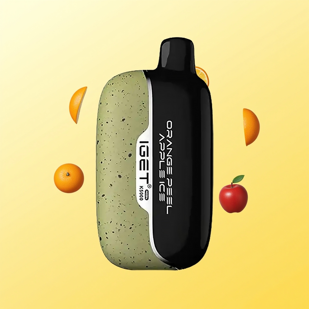 IGET Moon 5000 Puffs برتقالي تفاح جليدي