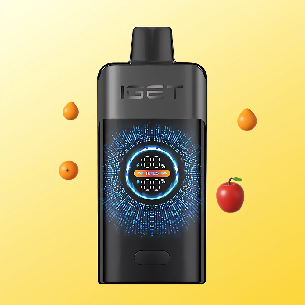 IGET ONE 12000 نفخة شاشة ملونة كبيرة منحنية سجارة إلكترونية غابة سوداء
