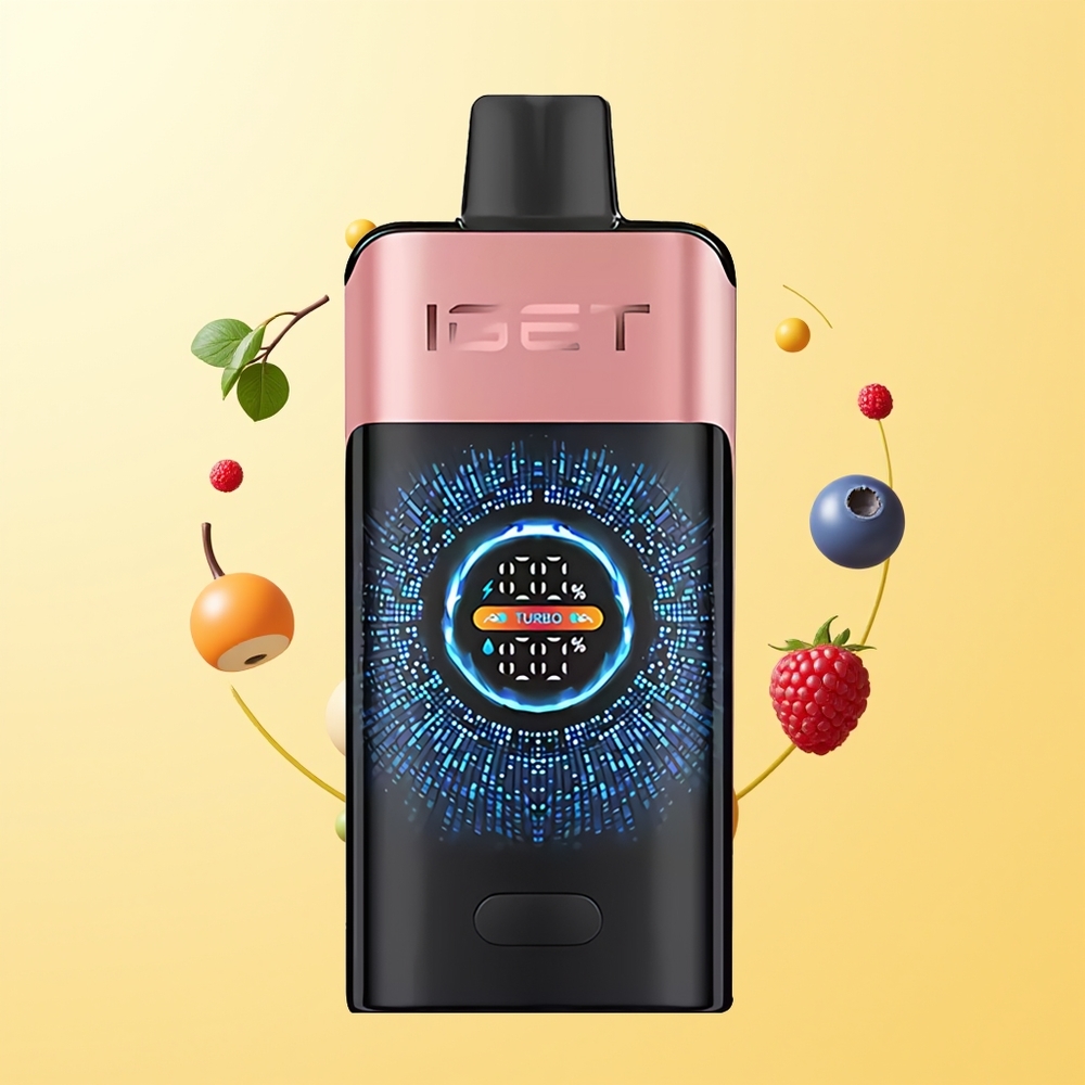 IGET ONE 12000 نفس شاشة ملونة كبيرة منحنية توت أزرق وعليق