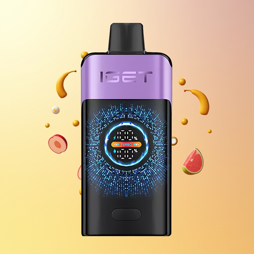 IGET ONE 12000 فم شاشة ملونة كبيرة منحنية عنب جليدي