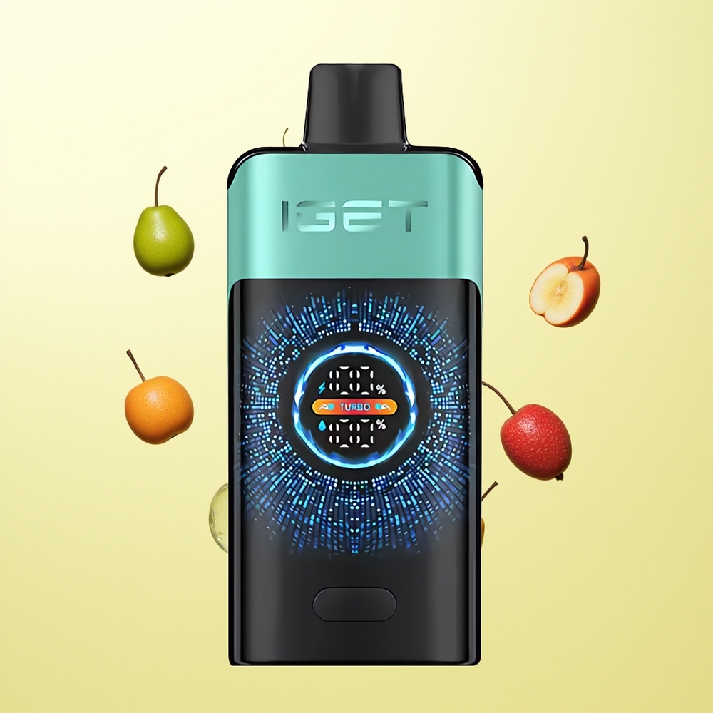 IGET ONE 12000 نفخة شاشة ملونة كبيرة منحنية نعناع جبلي مثلج