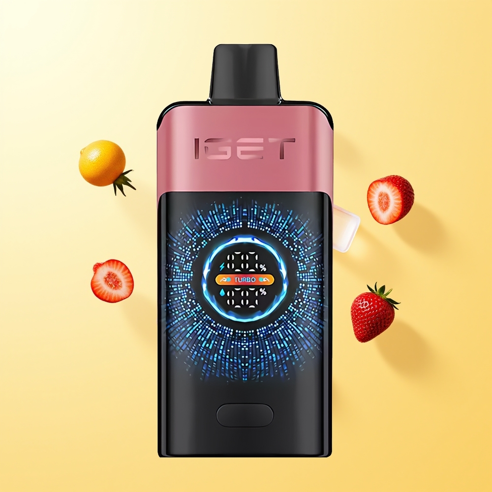 IGET ONE 12000 نفخة شاشة ملونة منحنية كبيرة فراولة رمان مثلج