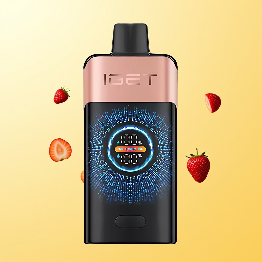 IGET ONE 12000 فم شاشة ملونة كبيرة فراولة توت عُليق