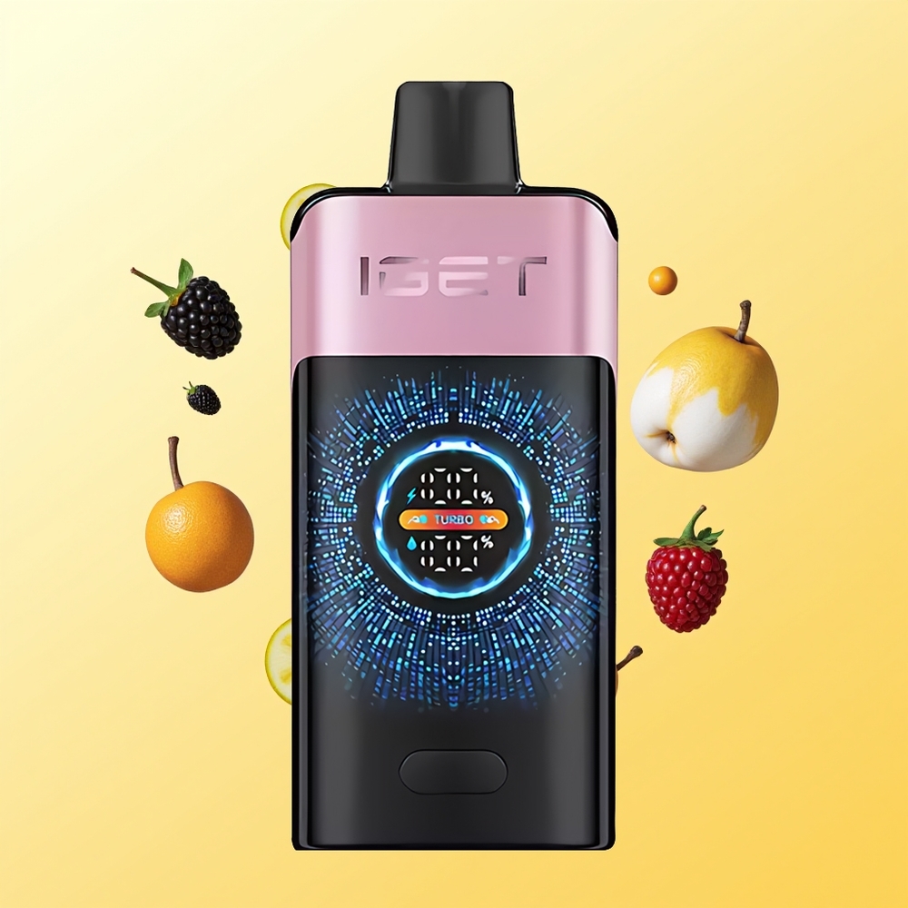 IGET ONE 12000 Puffs 2700 mAh توت أسود جليدي