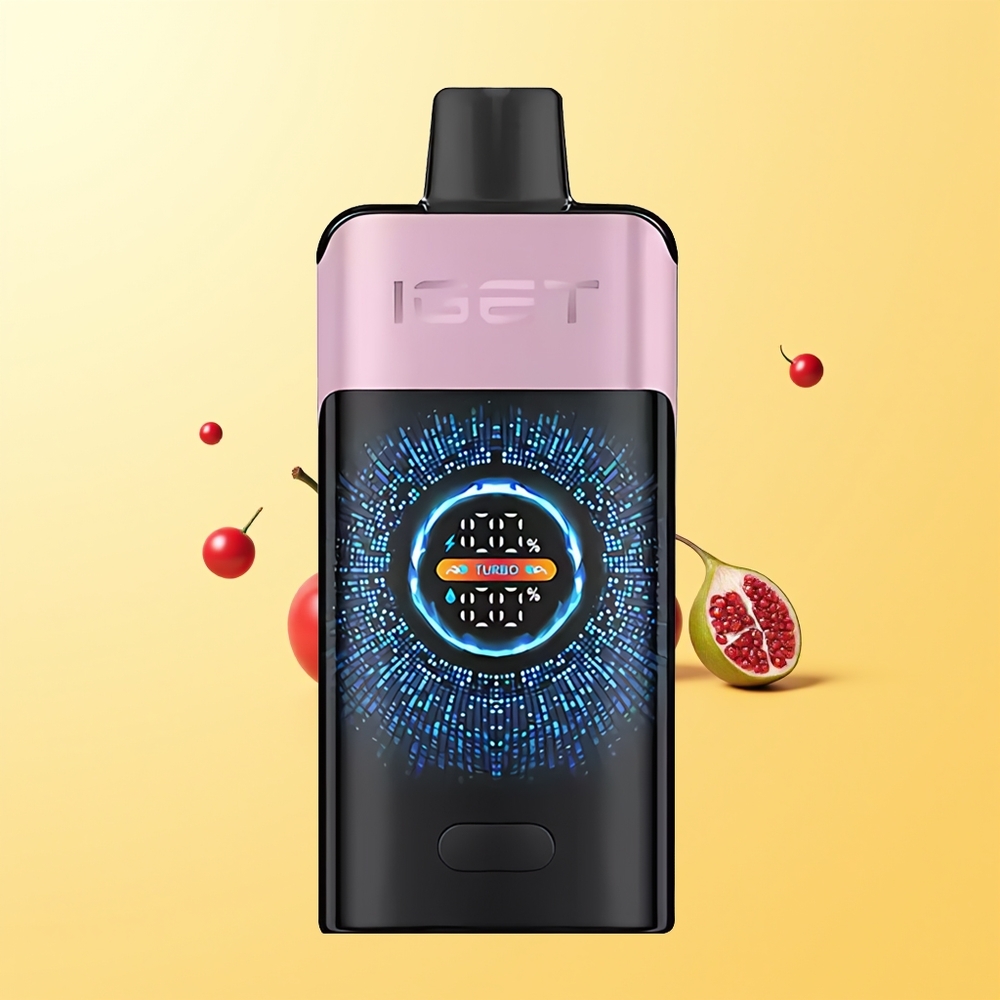 IGET ONE 12000 Puffs 2700mAh كرز رمان