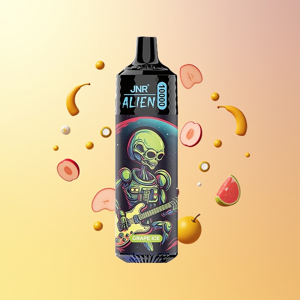 JNR Alien 10000 LED نكهة عنب ثلجي
