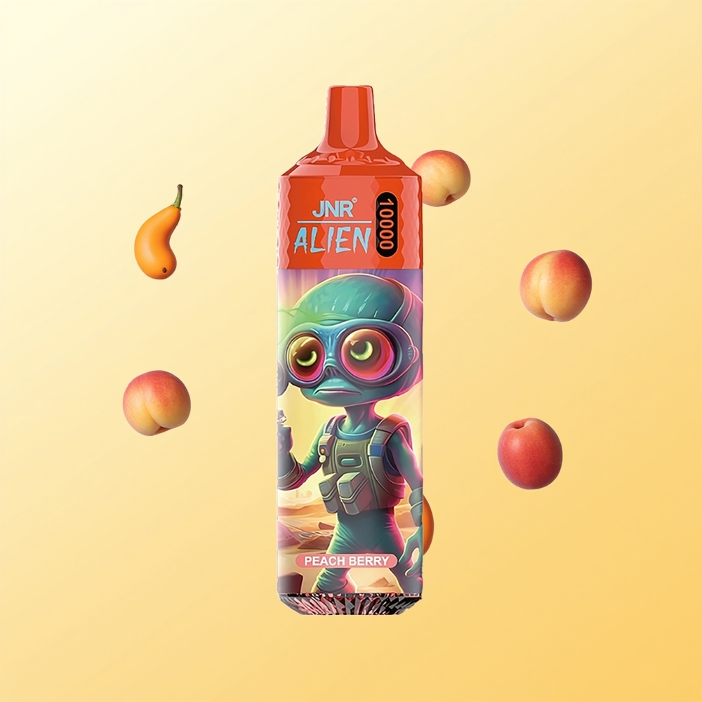 JNR Alien 10000 Puffs LED (RGB) خوخ وتوت