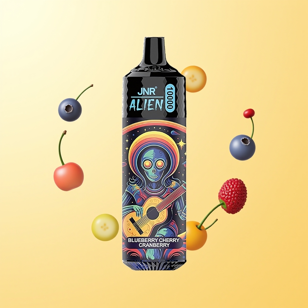 JNR Alien 10000 Puffs LED بلوبيري شيري كرانبيري