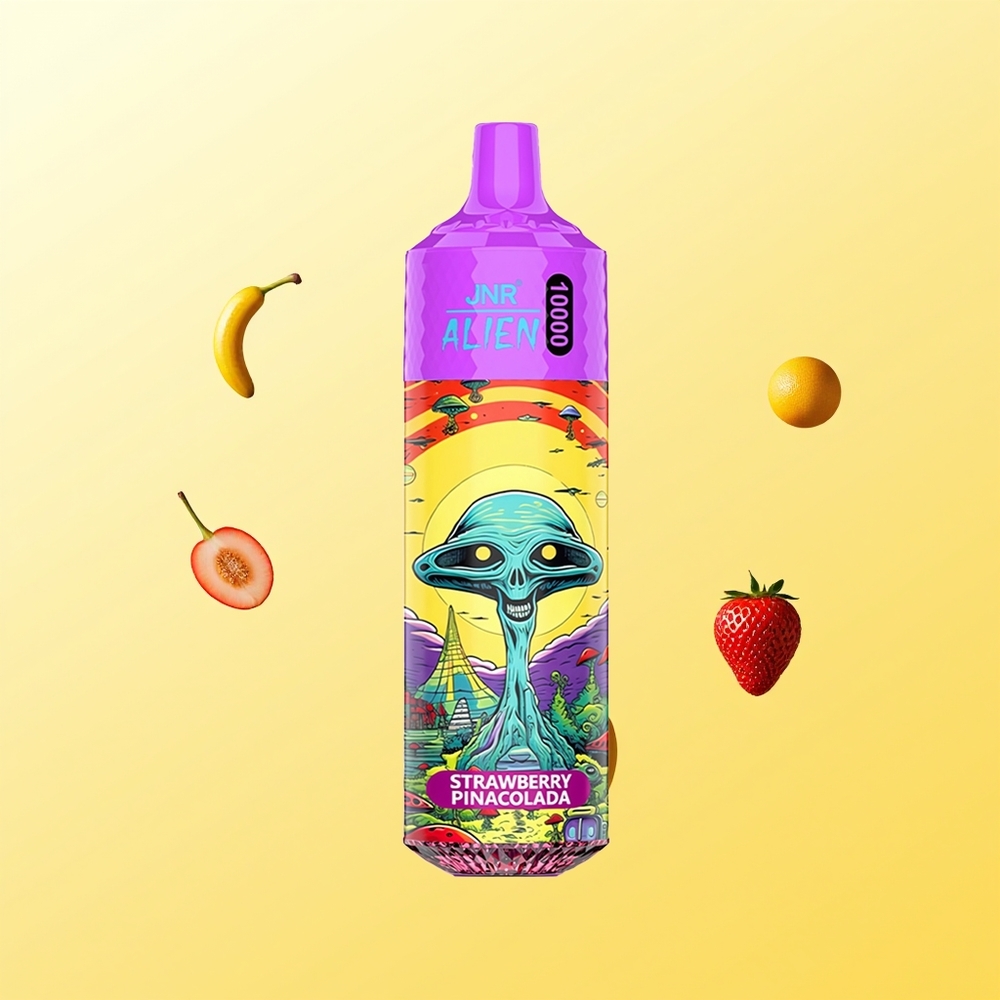 JNR Alien 10000 Puffs فراولة بينا كولادا RGB
