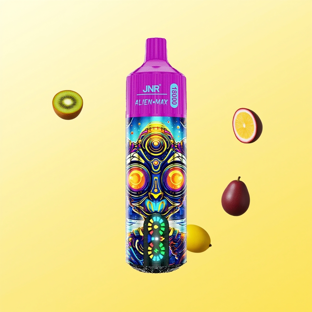 JNR Alien Max 18000 باش 28ml كيوي باشن فروت جوافا