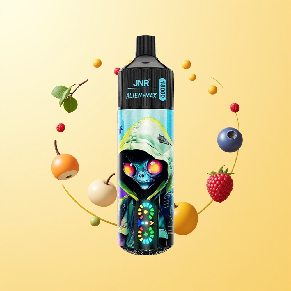 JNR Alien Max 18000 Puffs 28ml توت أزرق وعليق