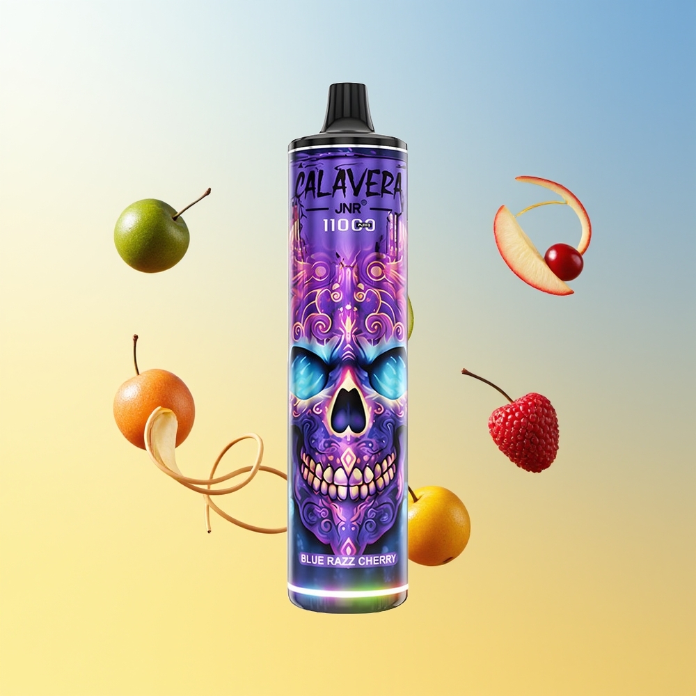 JNR Calavera 11000 أنفاس 21مل توت أزرق كرز