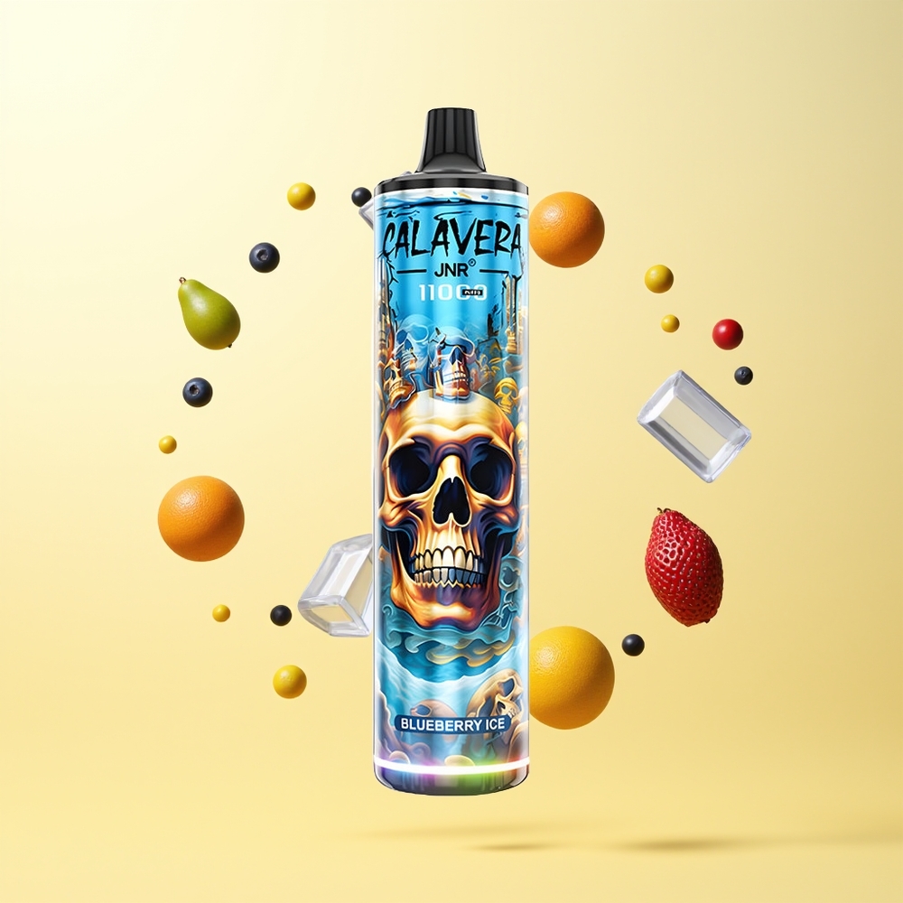 JNR Calavera 11000 Puffs 850mAh توت أزرق جليدي