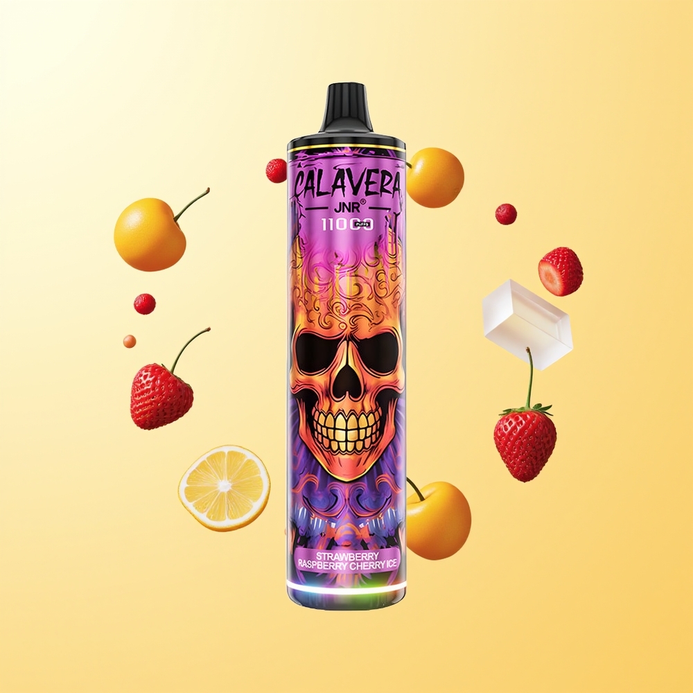 JNR Calavera 11000 Puffs 850mAh فراولة توت أحمر كرز جليد