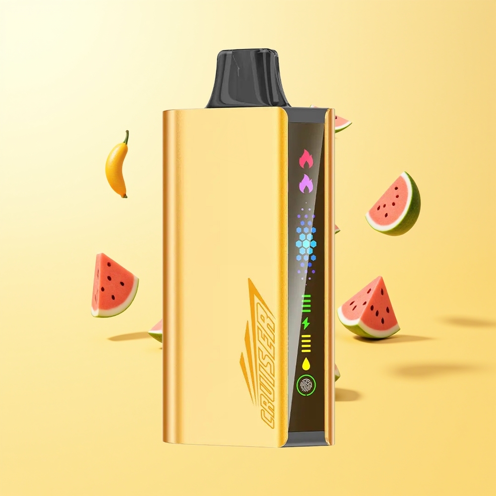 JNR Cruiser 12000 Puffs بطارية مدمجة واجهة أنيميشن بطيخ مثلج