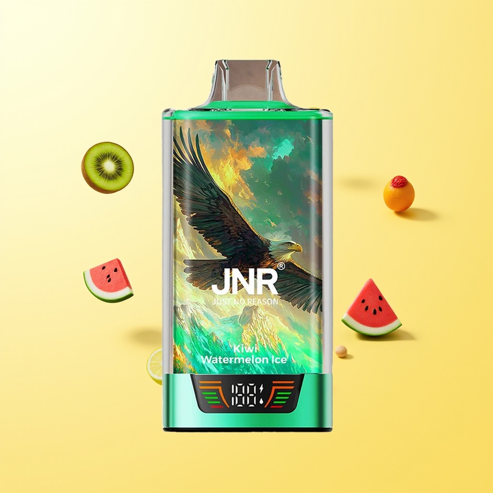 JNR Falcon Pro 28000 سيجارة إلكترونية للاستخدام مرة واحدة كيوي بطيخ ثلجي شاشة ذكية