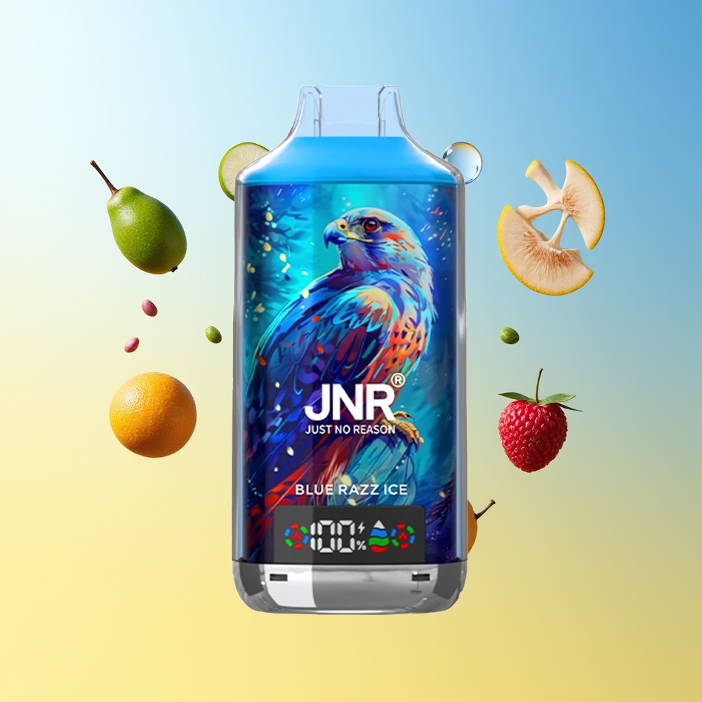 JNR Falcon X 18000 Puffs بنفسجي توت جليدي