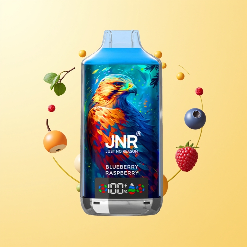 JNR Falcon X 18000 Puffs عصير التوت الأزرق والتوت الأحمر