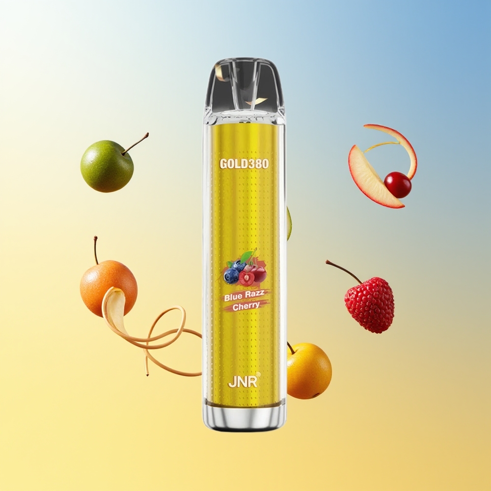 JNR Glod380 6000 Puffs علبة راز أزرق كرز