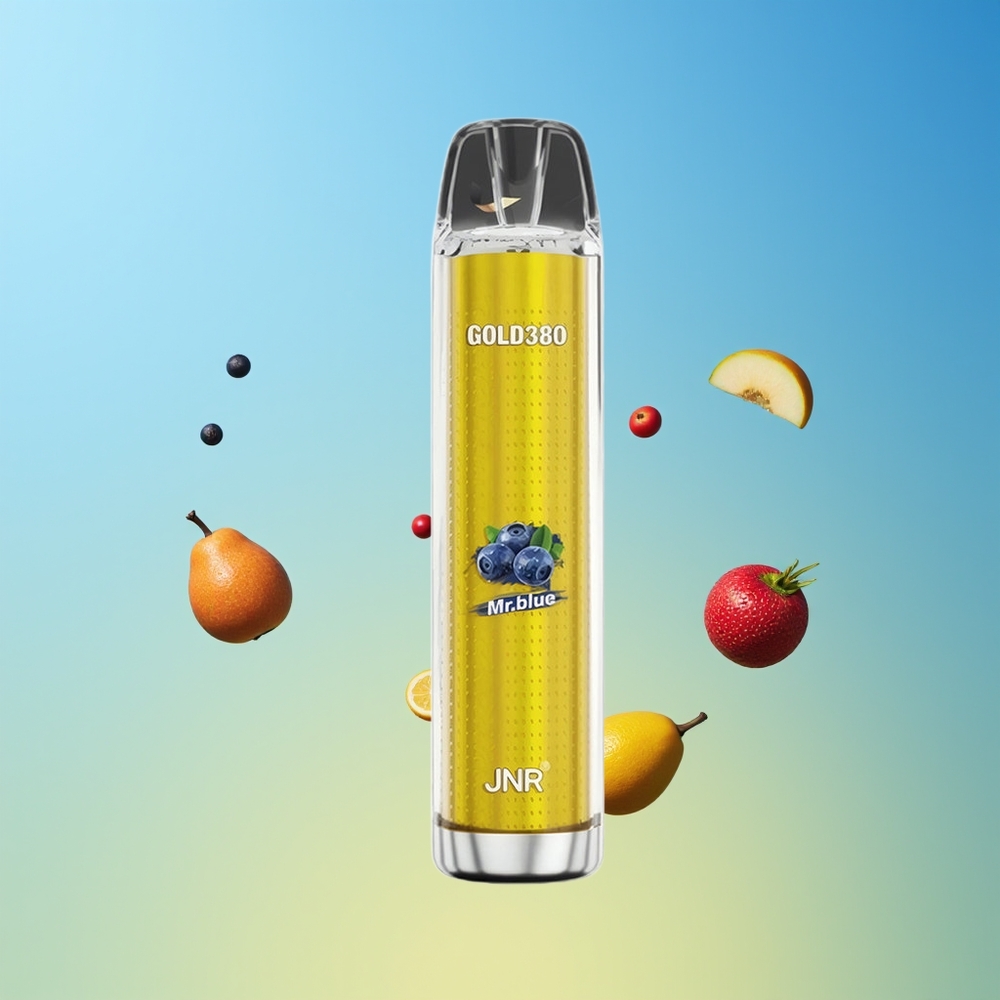 JNR Glod380 6000 Puffs مستكة السيد أزرق
