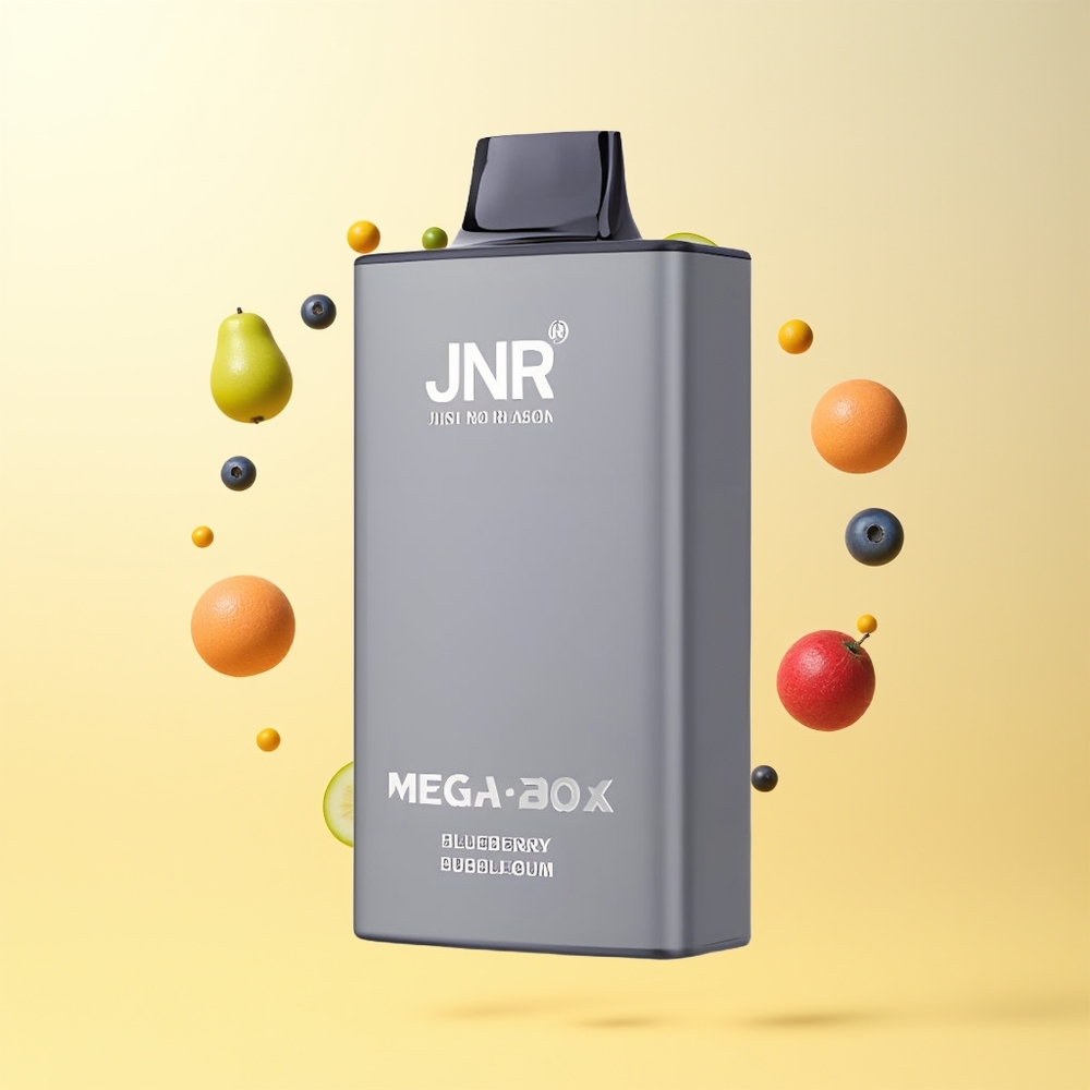 JNR Mega Box 25000 نفخة توت علكة أزرق