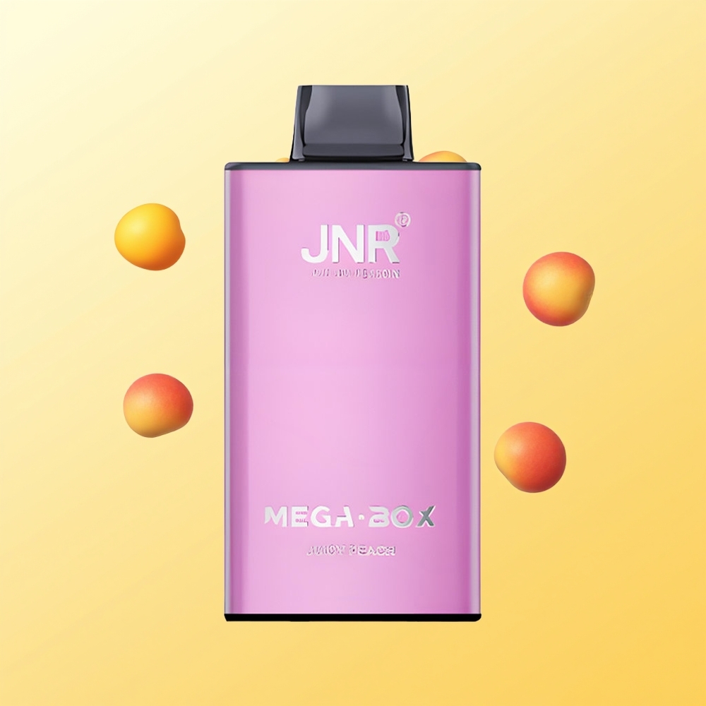 JNR Mega Box 25000 فم بخاخة الخوخ العصير