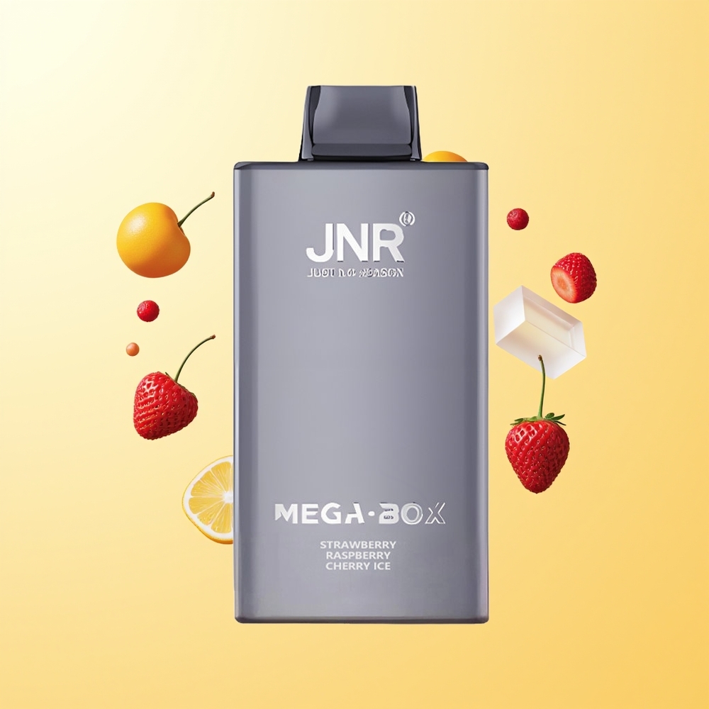 JNR Mega Box 25000 أنف توت فراولة كرز جليد