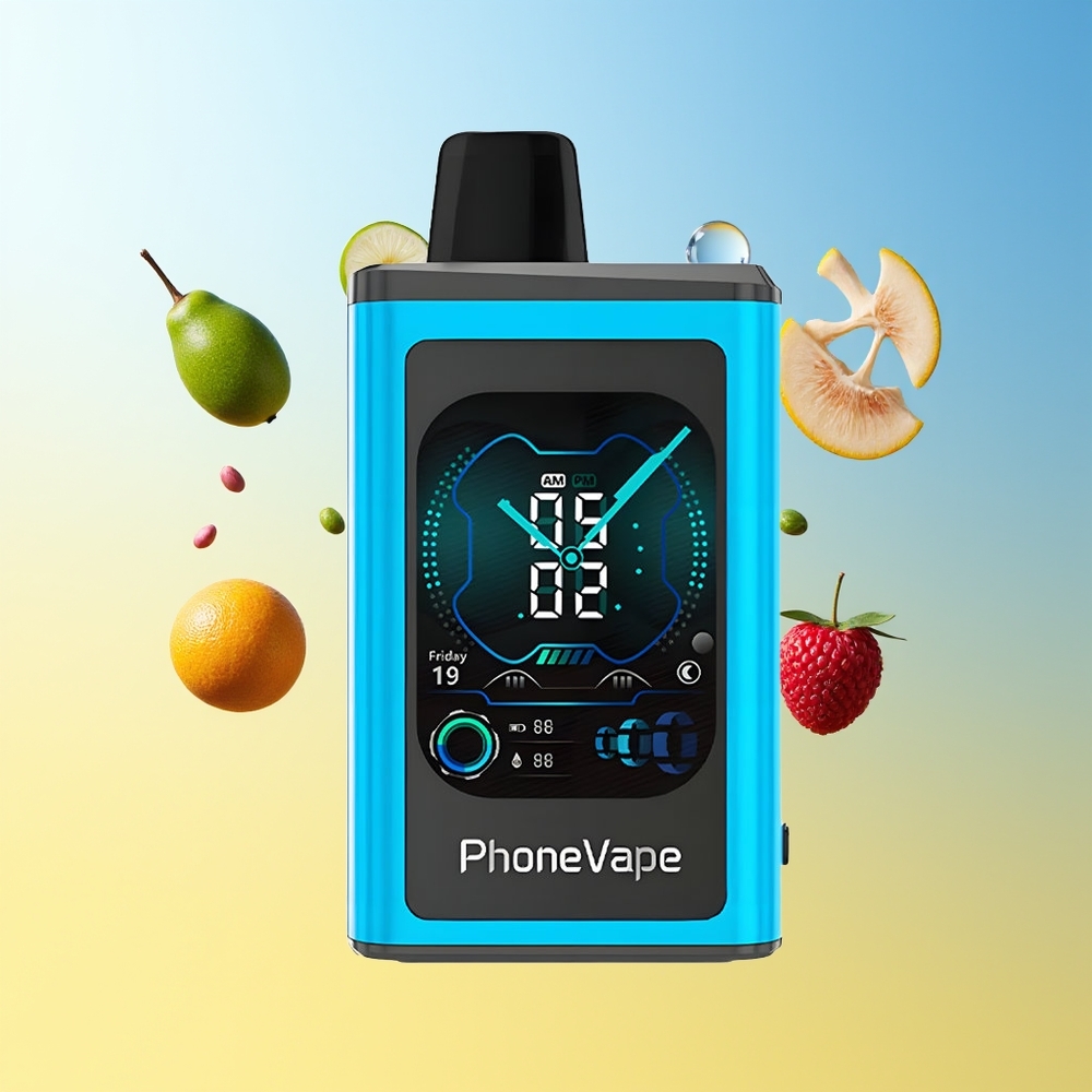 JNR PhoneVape 30000 نفخة شاشة كاملة توت أزرق جليدي