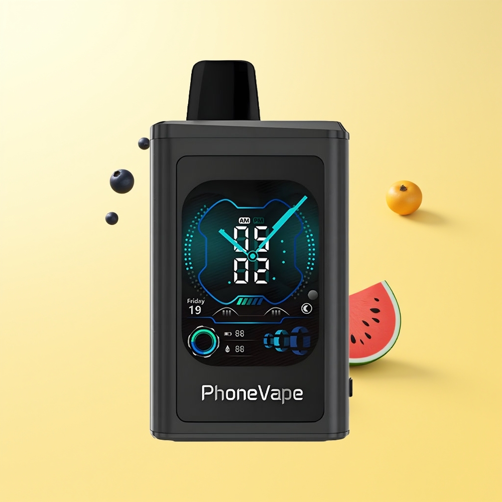 JNR PhoneVape 30000 نفخة شريحة التوربو بخار قابل للتصرف بطيخ أزرق