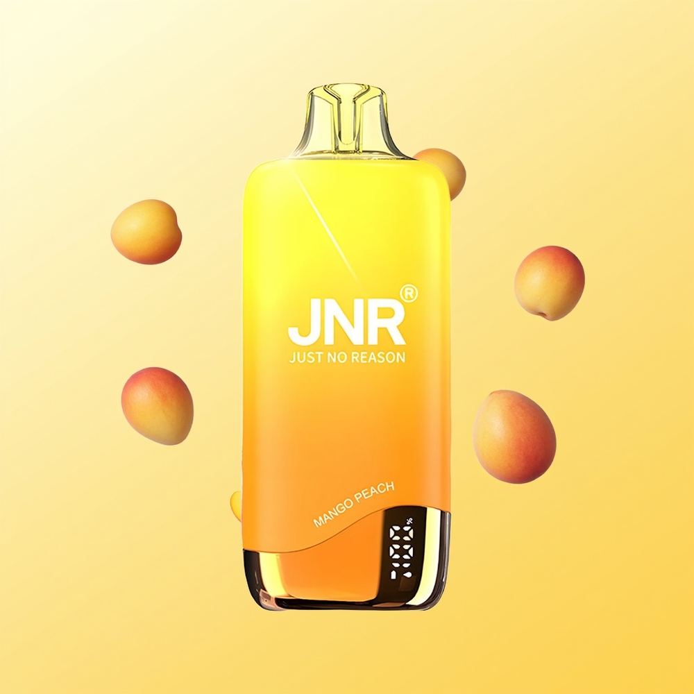 JNR Rainbow 10500 Puffs 18ml سيجارة إلكترونية للاستخدام مرة واحدة مانجو خوخ