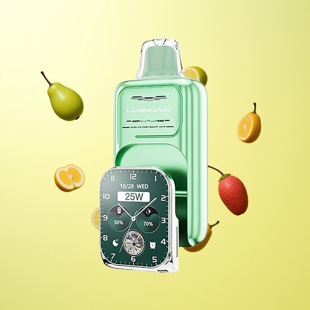 JNR VapeWatch 30000 Puffs لفائف شبكية مزدوجة ميامي مينت