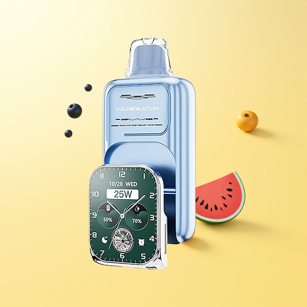 JNR VapeWatch 30000 نفخة سيجارة إلكترونية بطعم البطيخ الأزرق